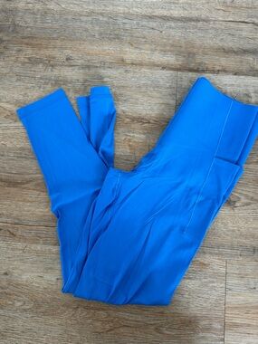 aerie Blue High-Rise Leggings with Side Pocket